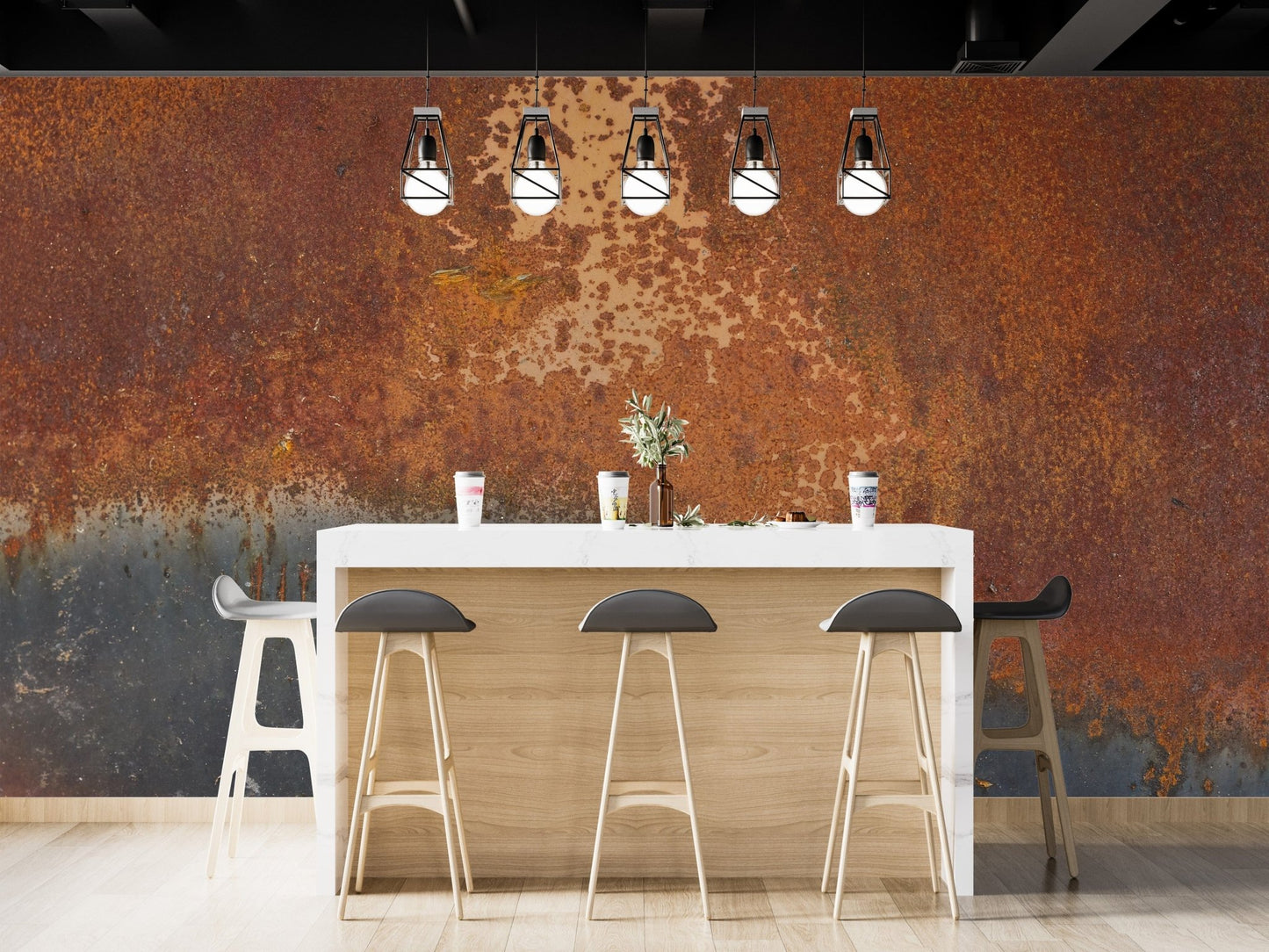 Rustic Effect Metal Mural - Giffywalls, A125