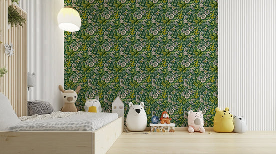 Vintage flower wall mural design GD574
