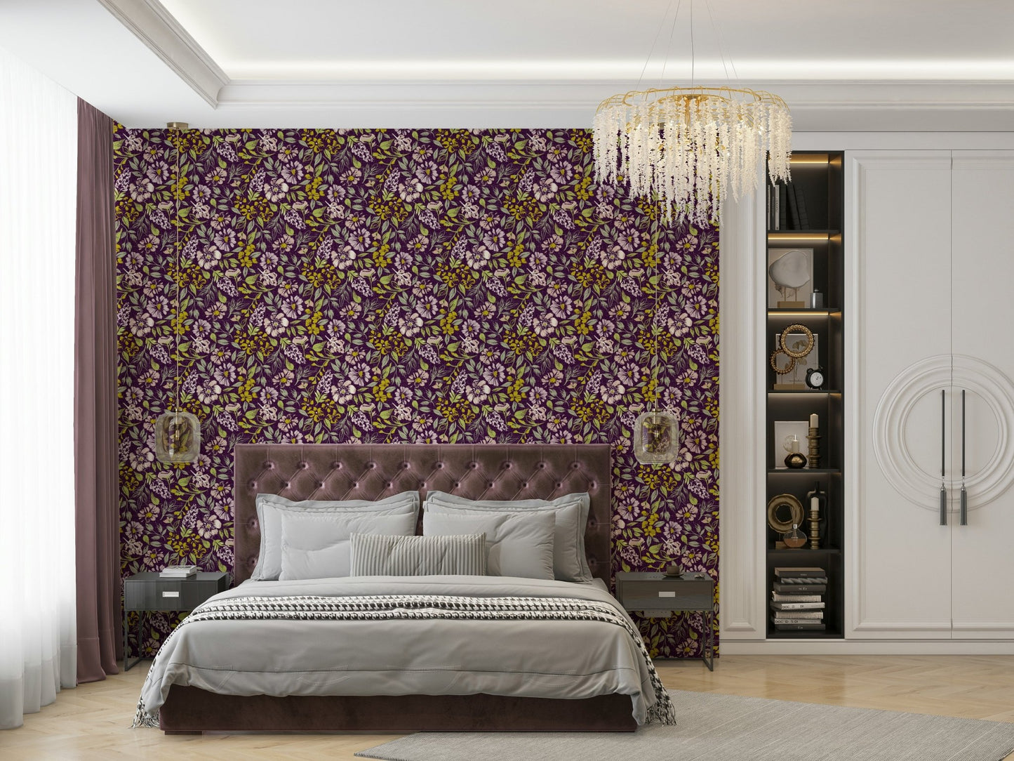 Botanical wallpaper for walls
