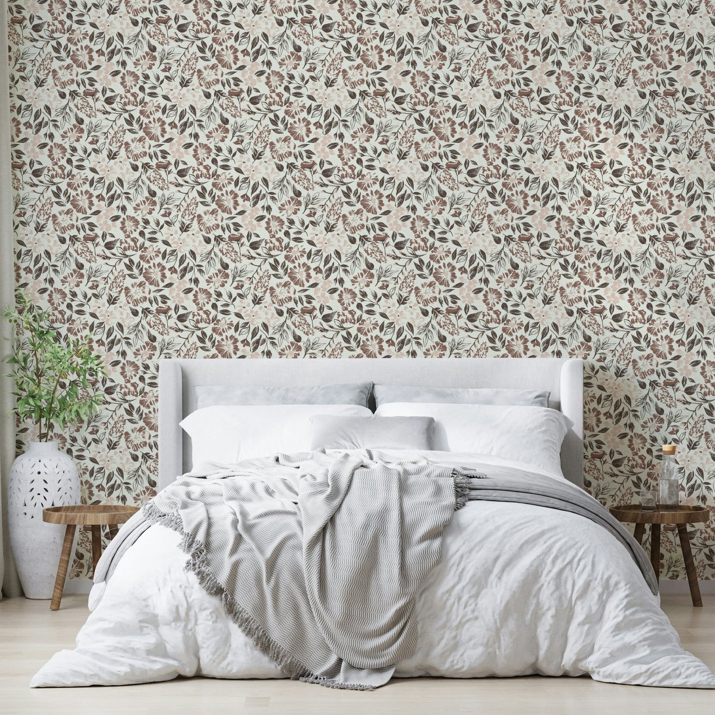 Timeless floral wall mural
