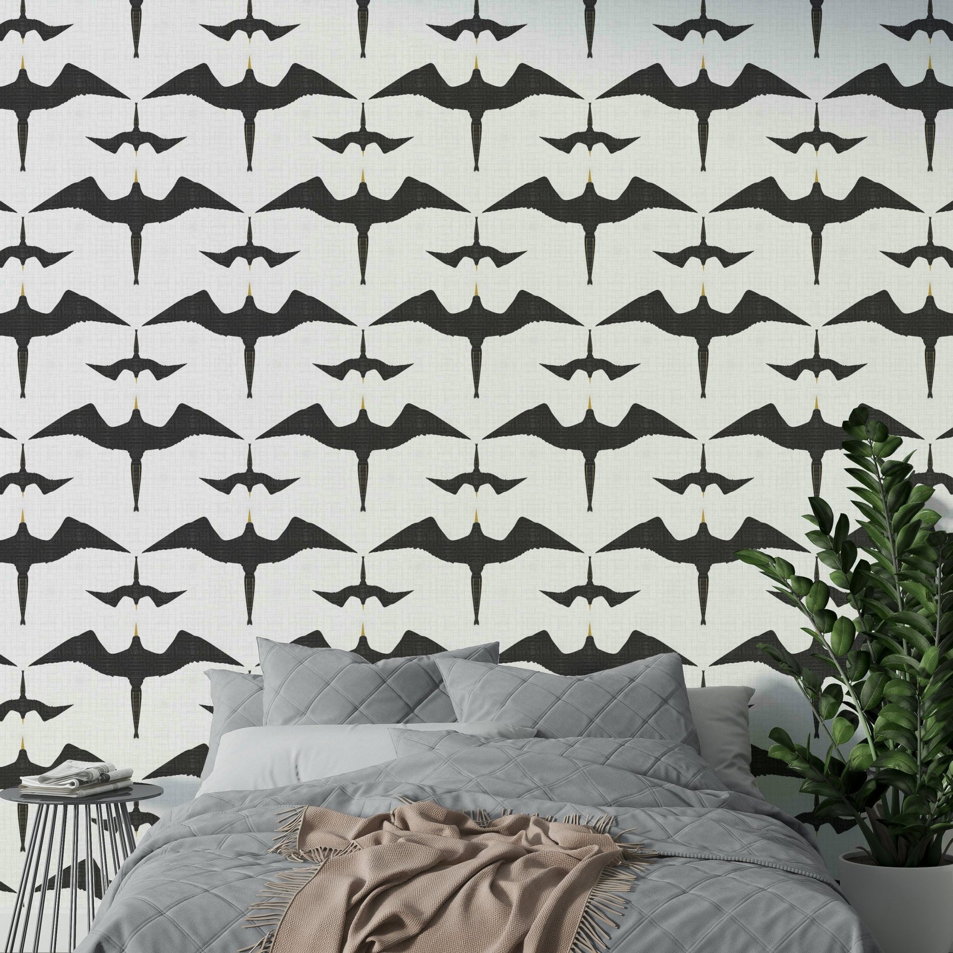 Durable bird wall mural

