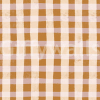 Casual rhythmic Rustic Gingham Charm Wallpaper design backdrop.