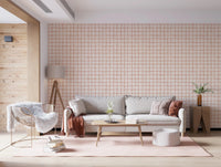 Rustic Grid Design  Wallpaper⁠