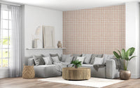 Rustic Grid Design  Wallpaper⁠