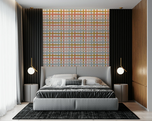 Unique pattern Rustic Lines Wallpaper Wallpaper⁠