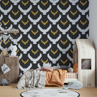 Bold nature-inspired wallpaper
