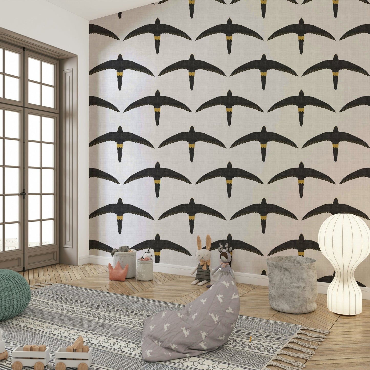 Black and gold swift design
