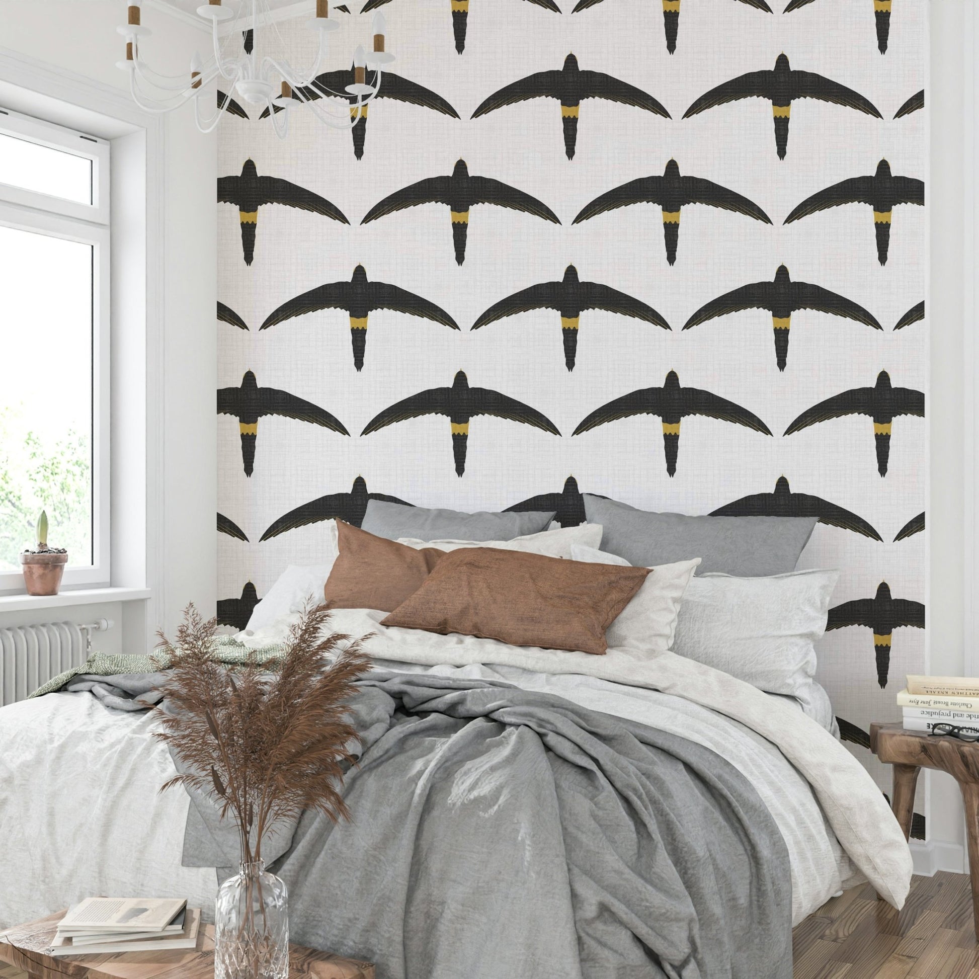 Nature-inspired wall mural
