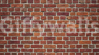 Rustic Red Brick Texture Wall Mural with natural brick variation and depth