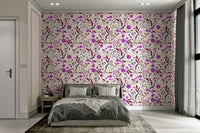 Rose garden wallpaper with vintage charm, GD943