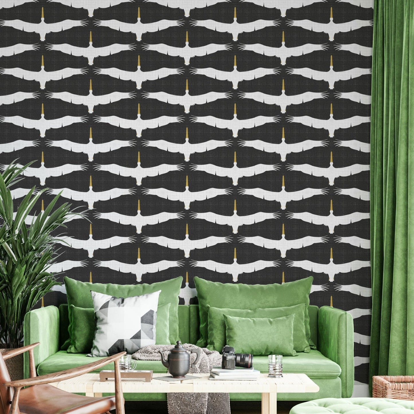 Modern nature wall mural
