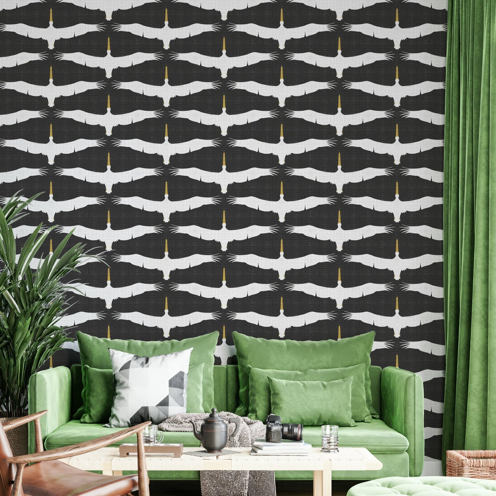 Modern nature wall mural
