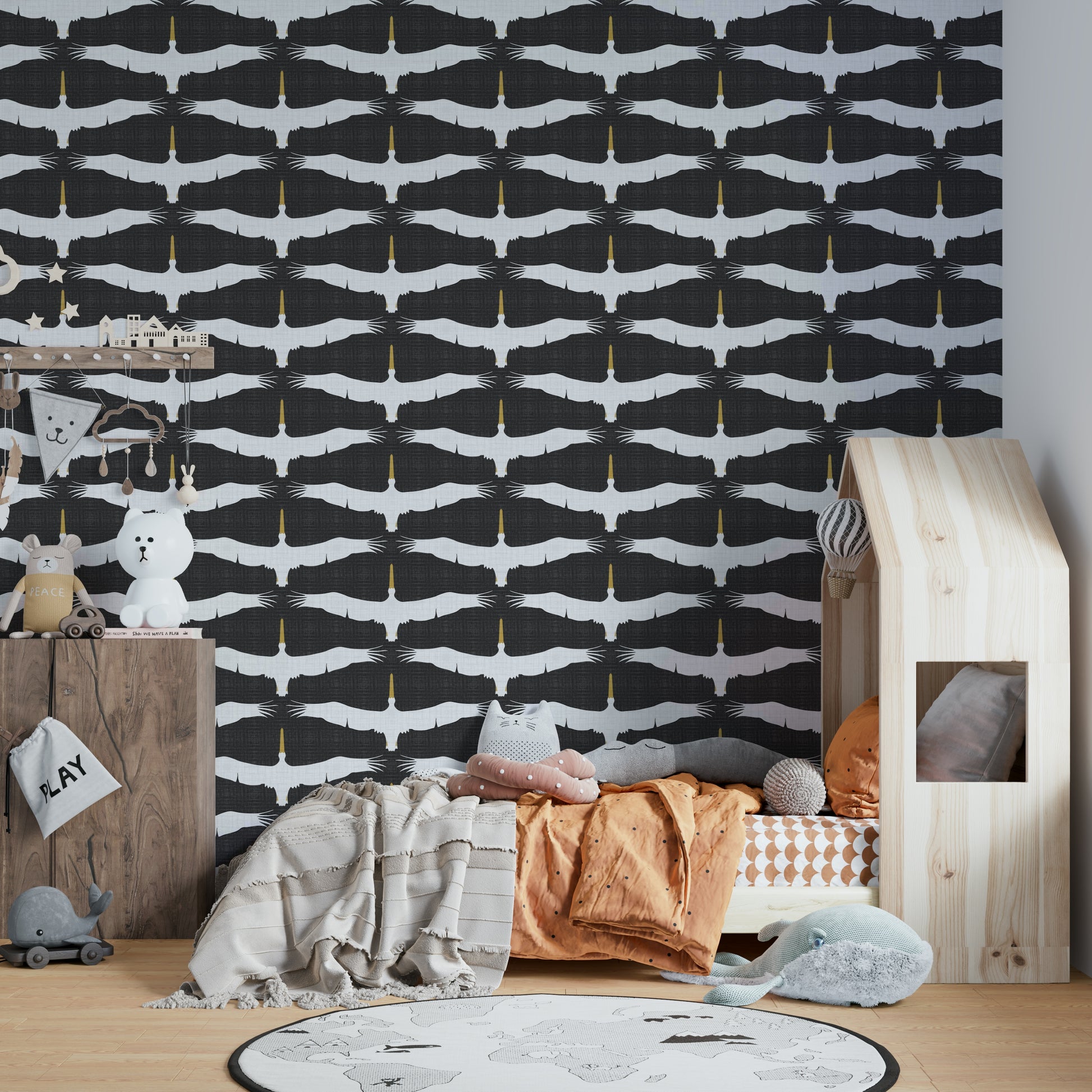 Gold beak bird wallpaper
