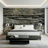 Rustic Stone Layers design installed in a modern cabin.