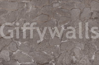Rustic Stone wallpaper in a kitchen with white cabinets., GD6132