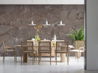 Rustic Stone wallpaper for walls in a cozy dining room., GD6132