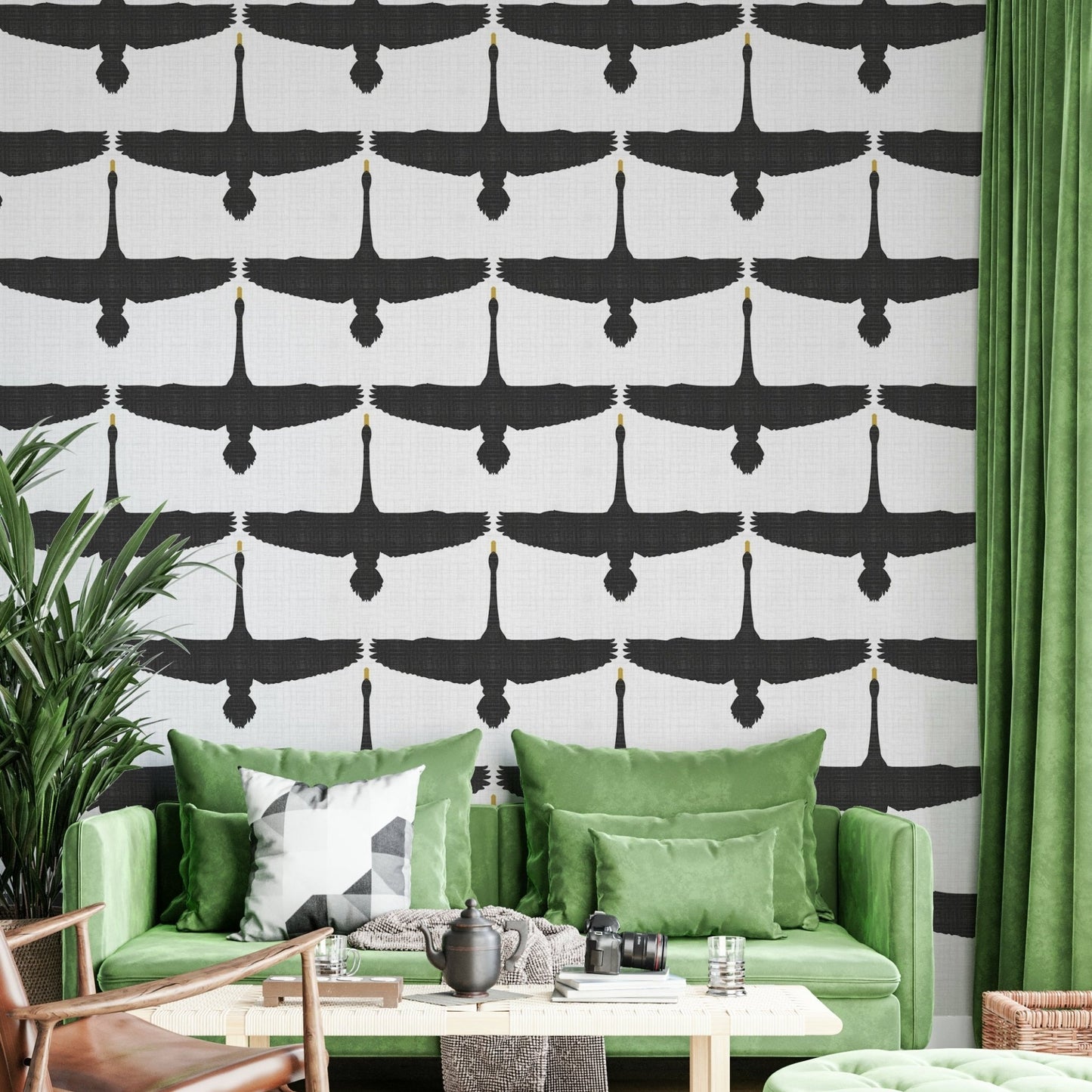 Rustic Swan Wallpaper
