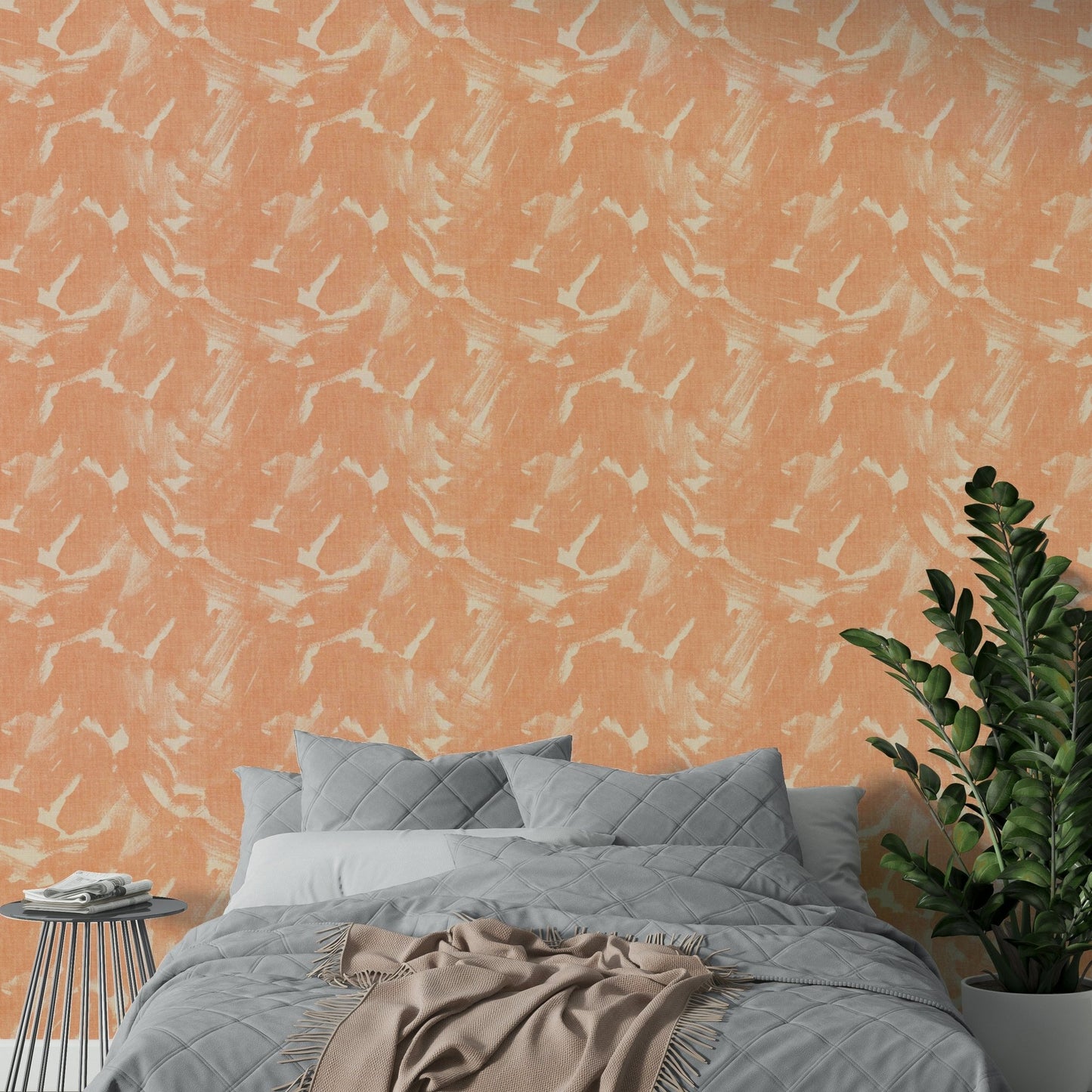 Textured wallpaper for loft interiors

