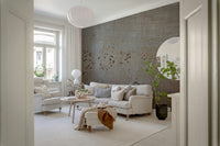 Industrial chic Rusty Metal look wallpaper for walls decoration.