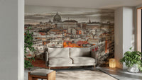 Skyline featuring a large cathedral. GD2908

