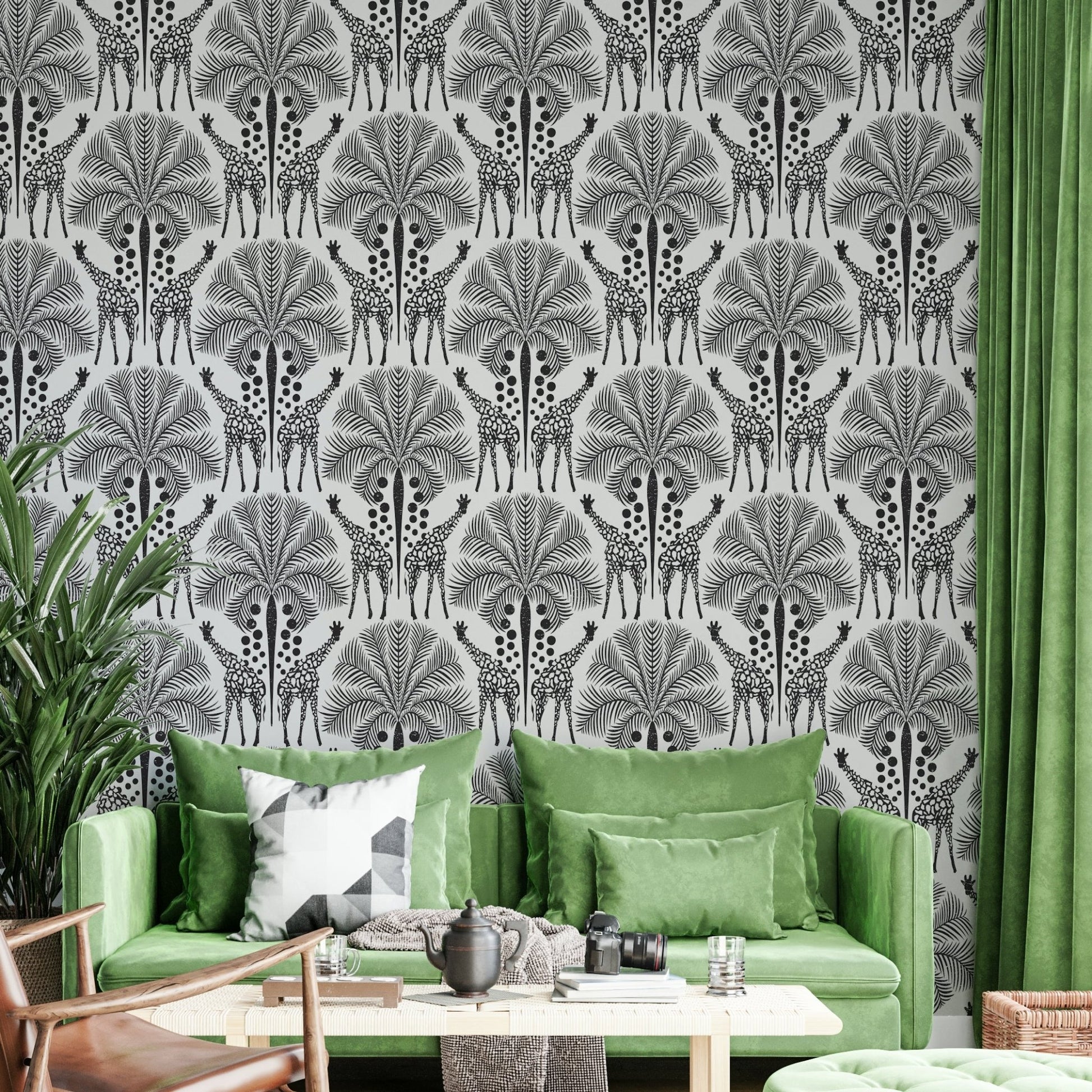 Monochrome animal wallpaper
