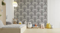 Stylish giraffe wall mural
