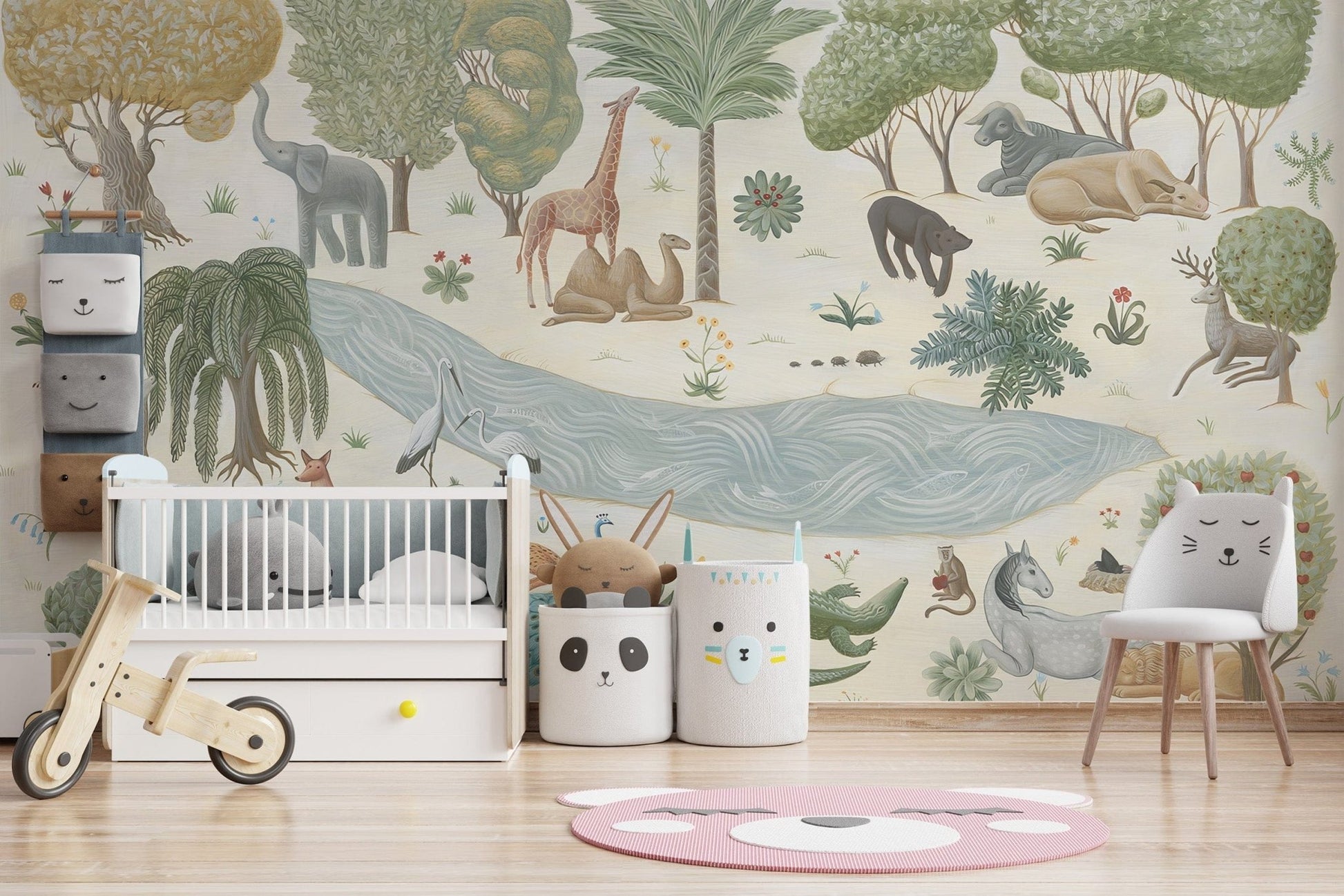 Safari Whispers Wall Mural - Giffywalls