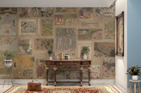 Multi-frame Indian mural for walls

