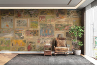 Saga frames mural of Indian legends

