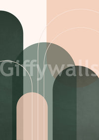 Stylish Wall Mural in Sage Green for Your Home

