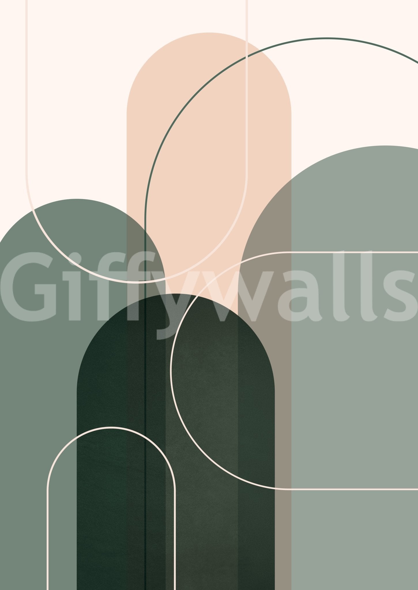 Flowing green hues for your wall with Sage Flow 2