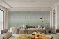 Decorative Sage Striped Serenity Wall Art
