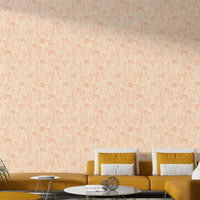 Whimsical desert wallpaper mural design

