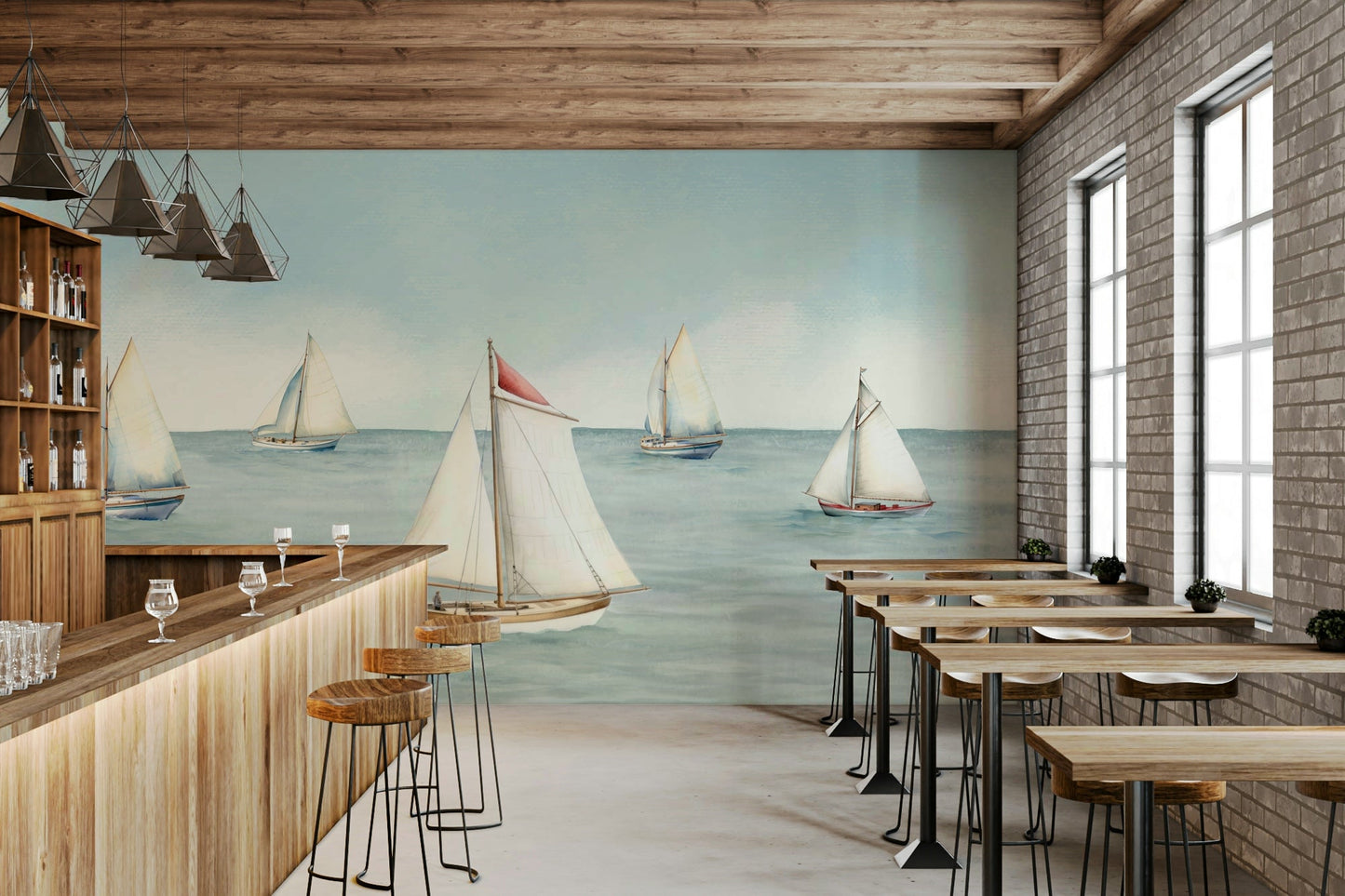 Sailing dreams, detailed view

