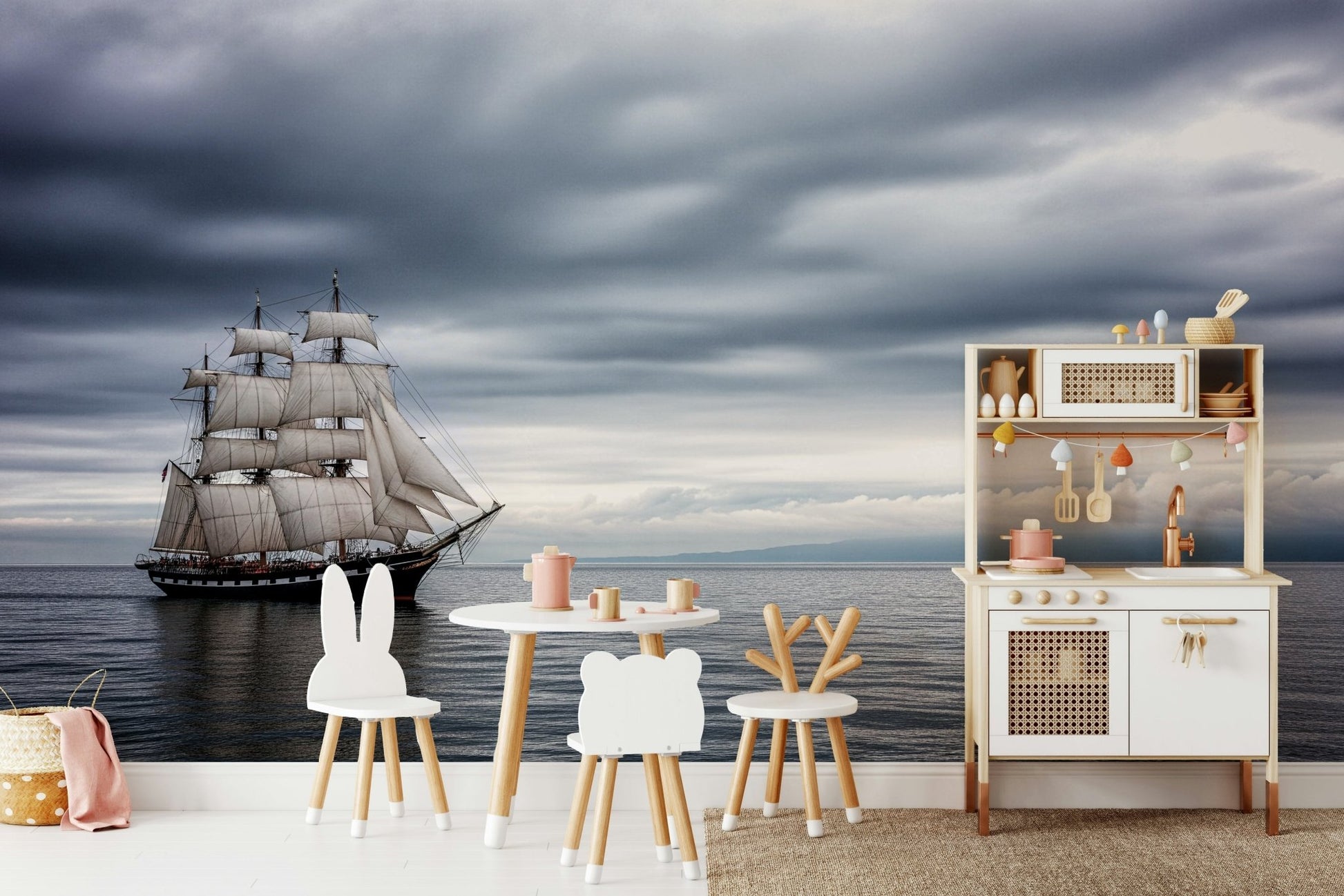 The design feels grand yet peaceful.

