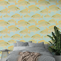 Sand Bream Fish 6 Wallpaper with marine illustration

