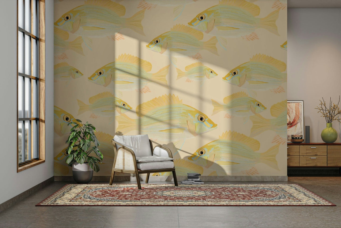 Sand Bream fish wall mural

