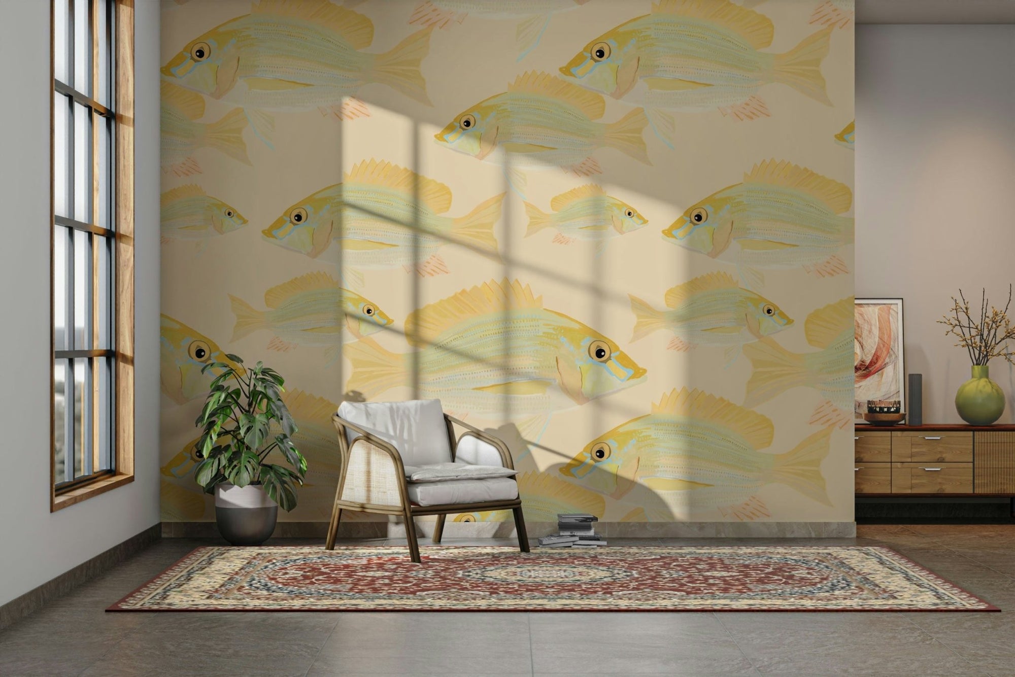 Sand Bream fish wall mural, GD963