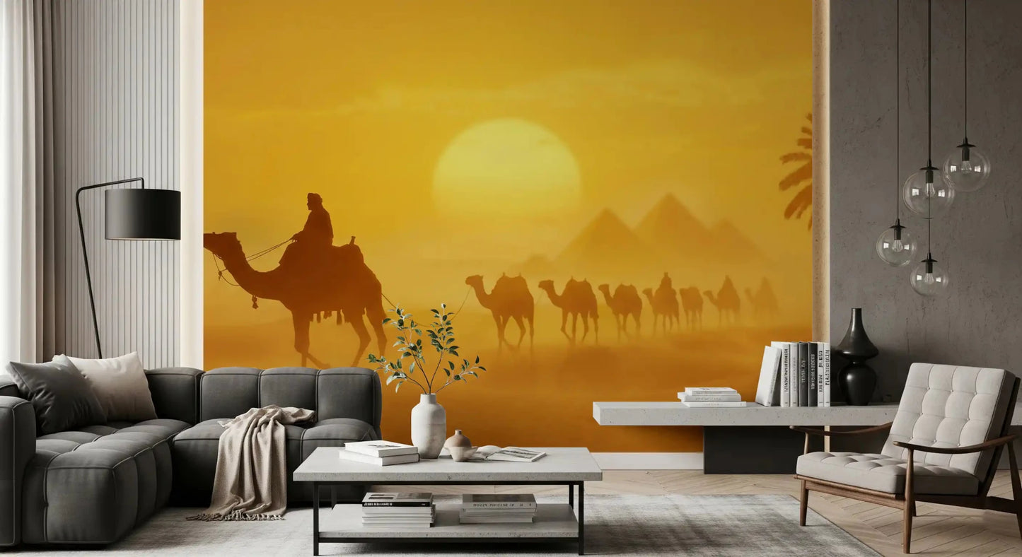 Desert trail composition in Sands of Time wall mural scene, GD9325