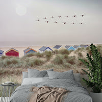 Sun-kissed shore wall mural to enhance coastal vibes

