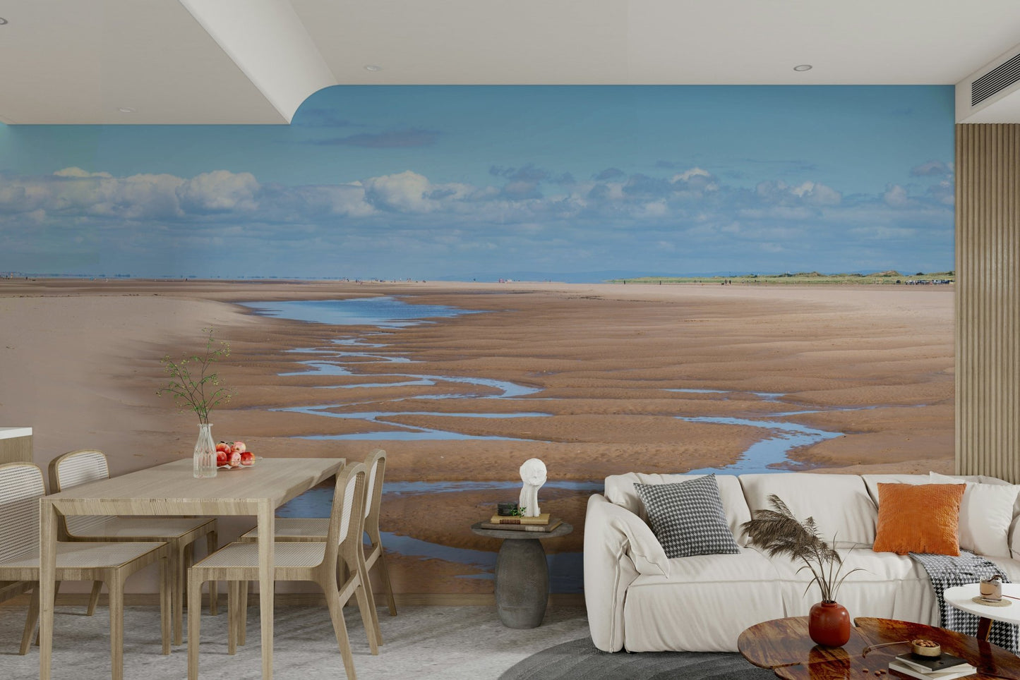 Southport beach scene for peaceful walls, GD1985