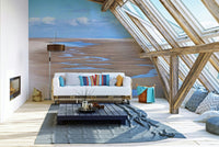 Tranquil sandy shores mural for beach lovers, GD1985