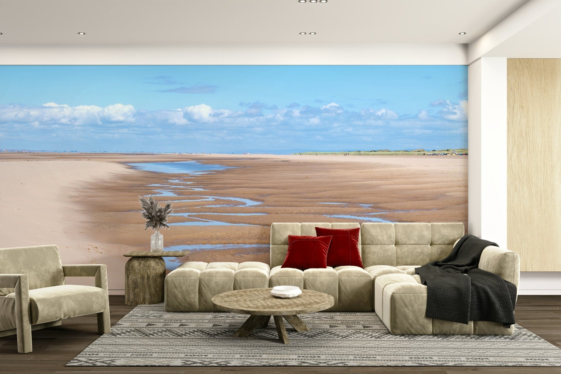 Shoreline wall art with ocean and sand view, GD1985