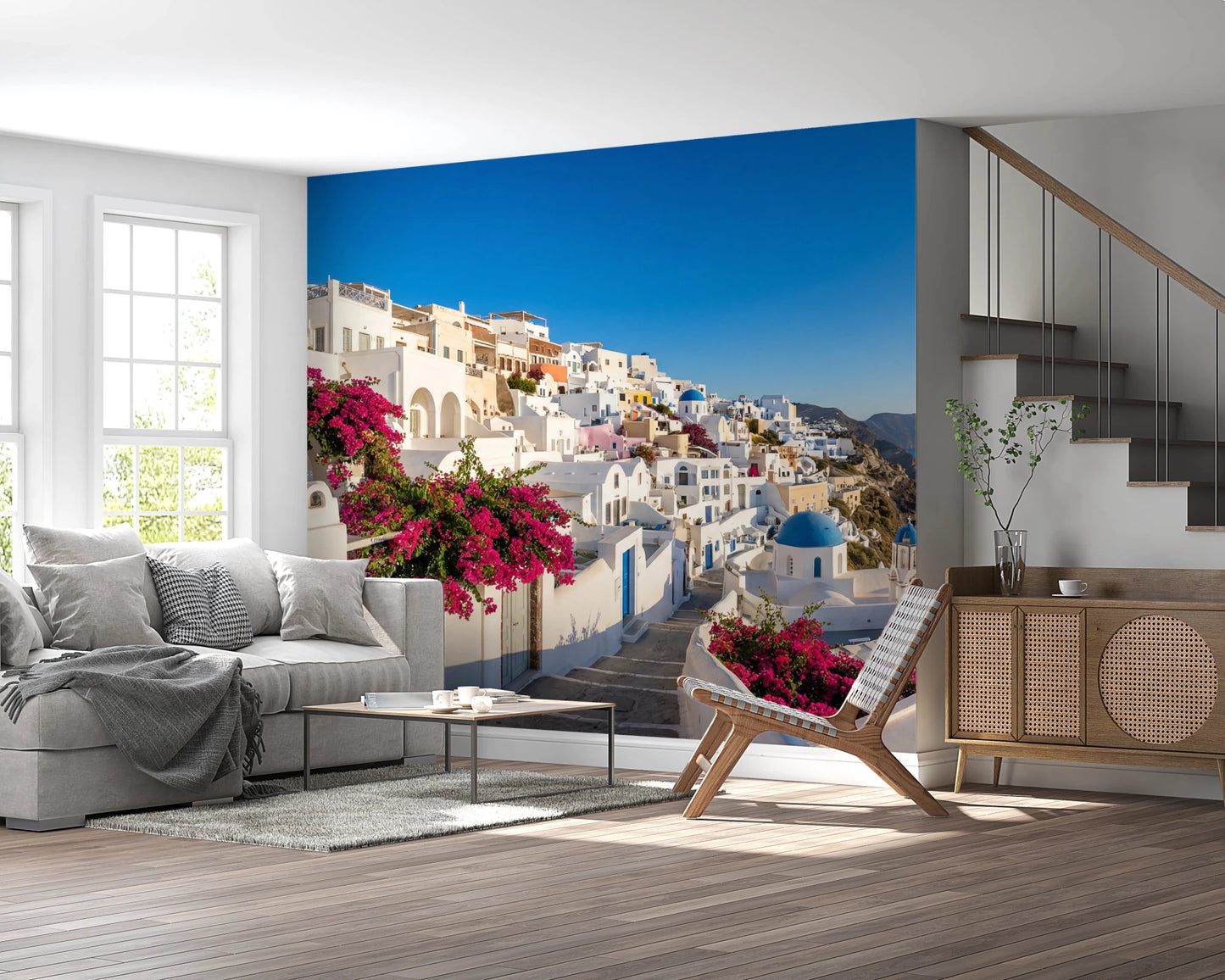 Santorini Dreamscape Wall Mural