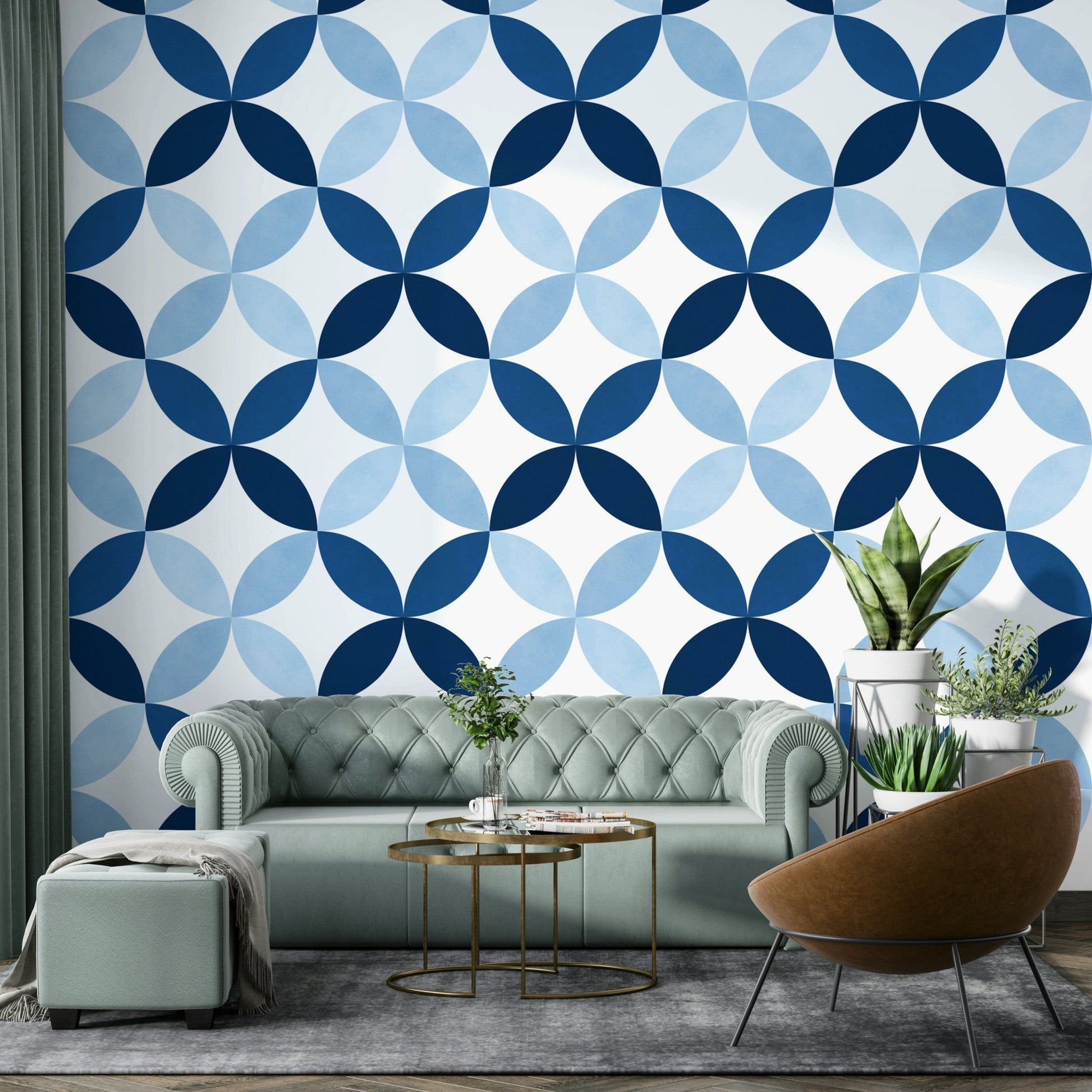 The design creates a sophisticated and luxurious aesthetic.

