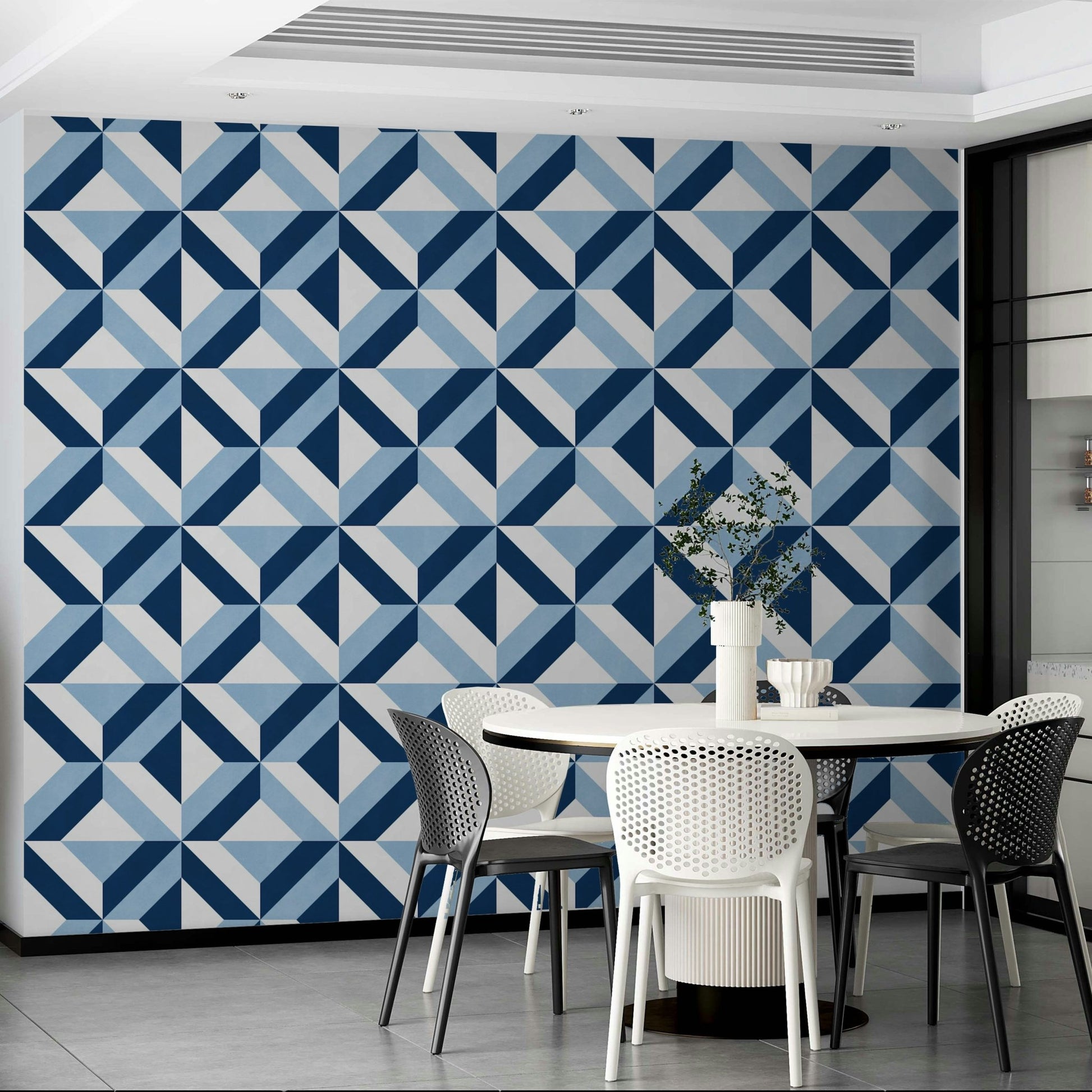 The colors are soft, muted tones of blue and white. GD3436

