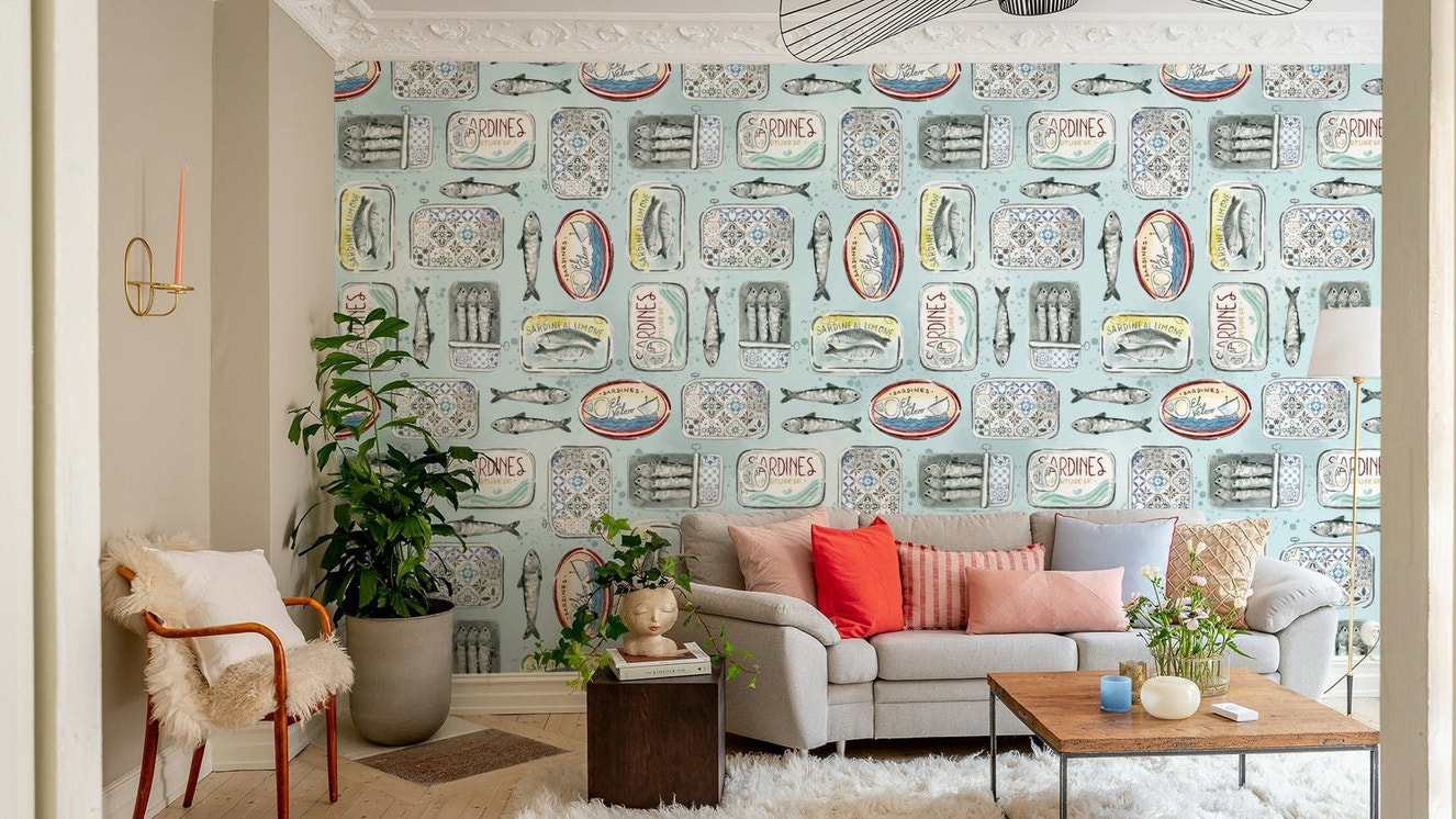 small sardine tin wallpaper design