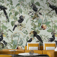 Safari-inspired wall backdrop

