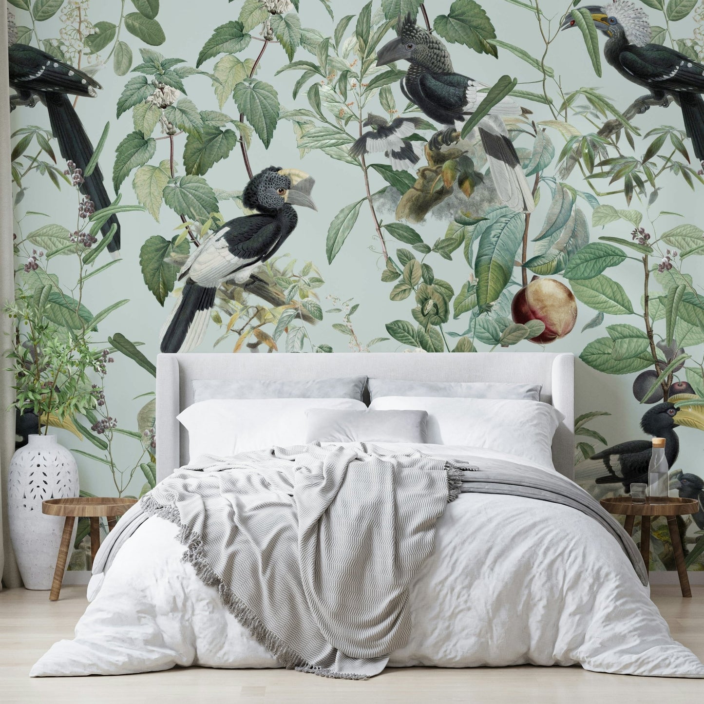 Full wall Savannah scene mural

