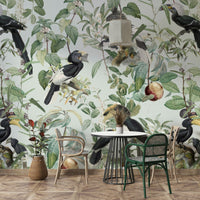 Warm tone Savannah wall mural

